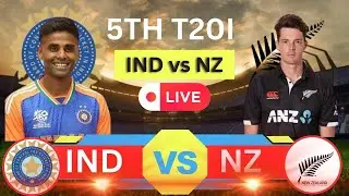 🔴Live: India vs New Zealand 5TH T20 | Live Cricket Match Today | IND vs NZ Live Score | CricketKatta