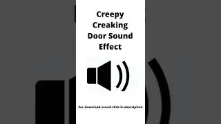 Creepy creaking door sounds effects #shorts #sound #soundseffect