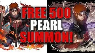 THEY GAVE US 500 FREE PEARLS! - Tendo Pain Summons! [Naruto Ultimate Ninja Blazing]