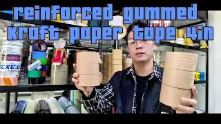 2 inch water activated gummed kraft tape,adhesive tape gummed tape,3 inch water activated tape