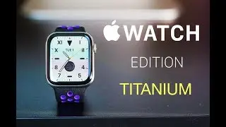 Apple Watch Edition Series 5 Titanium ASMR Unboxing and Review / Durable & Luxurious!