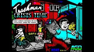 RETROJuegos HOMEBREW .... TRASHMAN &ndash; Crisis Time para ZX Spectrum - Review por Fabio Didone
