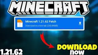 📣Minecraft PE 1.21.62 Official Released✅ ||🤗 Minecraft patch 1.21.62  version released ||