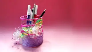 Handmade Pen Holder | Waste Bottle Craft | Diy Pen / Pencil Holder | Doody Craft