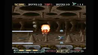 Super Nintendo Snes 16 bit Phalanx   The Enforce Fighter A 144 Mission 4 Deep Core Прохождение
