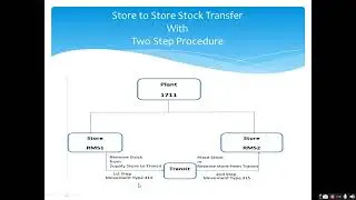 Stock Transfer Scenarios: Store to Store and Plant to Plant with One Step and Two Step Procedure