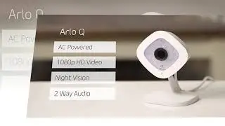 Arlo Q &ndash; Wired, 1080p HD Security Camera | Night vision, Indoor only, 2-Way Audio