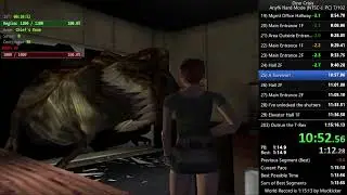 Dino Crisis Speedrun Hard Mode PC World Record 01:14:58