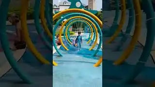 Aqua-loop Spalsh Pad Park For Children Water Play Area