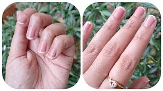 Easy french nail art for short nails#youtubeshorts #nails #nailart