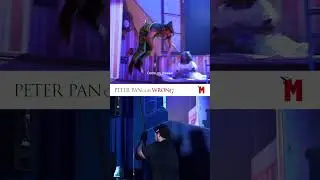 Peter Pan Goes Wrong - A #BTS look at how Peter Pan flies, from offstage and onstage too! 💚