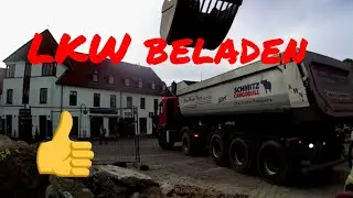 Baggerfahrer Raudi-Takeuchi TB 1140 Bagger fahren -Betonabbruch und LKW beladen