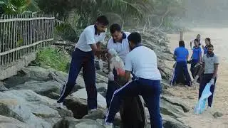 Naval personnel break sweat to clean beaches in Southern Naval Command