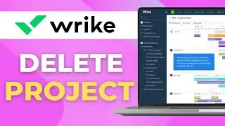 Как удалить проект в Wrike Quick Tutorial