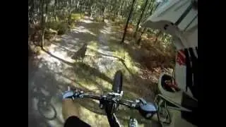 Filthy Trails Bike Park road gap - Belgium