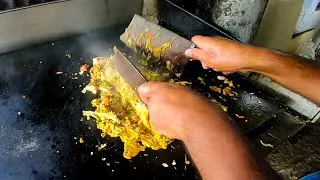 Butcher Knife Egg Kothu Parotta Recipe | Food Works