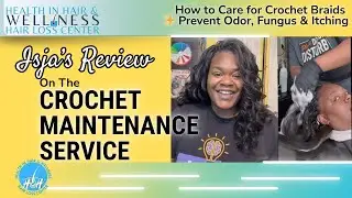 Crochet Braids Refresh | Shampoo, Condition + Hot Oil Treatment | #crochet #protectivestyles
