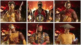 Mortal Kombat 1 All Characters - Season 1 Spectre All Unlockables | Mortal Kombat 1 #MK1