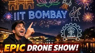 🔥 IIT Bombay 1500-Drone Show 😍 | India&rsquo;s Most EPIC Drone Night ✨