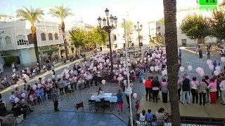 Celebraci&oacute;n D&iacute;a Mundial contra el C&aacute;ncer de Mama en Montijo (Badajoz), 17 de octubre de 2014