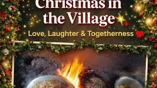 Village Christmas Vibes 🎄🔥 | A Beautiful Day with Family & Friends🎅