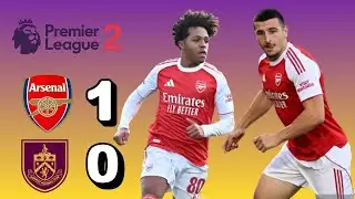 Premier League 2: Arsenal U21 beat Burnley U21 1-0