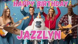 JAZZLYN Happy Birthday Song - Happy Birthday to Jazzlyn