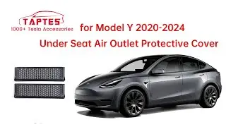 TAPTES Car Seat Air Outlet Protective Dust Net Cover for Tesla Model Y