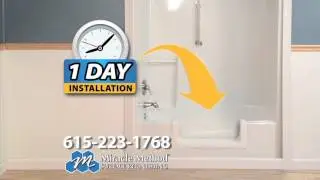Easy Step WALK IN TUB SHOWER Nashville I Miracle Method I safe step bathtub tennessee