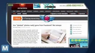 Your Deleted Facebook Photos Remain Online for 'Years'