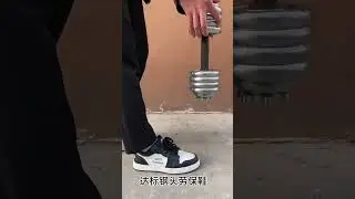Steel toecaps VS Iron toecaps, testing, which one do you want? #safetyshoes # #safetyfirst  #factory