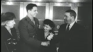 HD Historic Archival Stock Footage WWII - Honor Heroes Home From War 1942