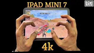 iPad mini 7 HDR + 60 FPS 🔥/ HANDCAM GAMEPLAY 😍/ iPAD MINI PUBG/BGMI TEST