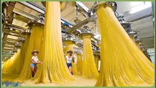 How Spaghetti Is Made - Massive Million Tons of Pasta Processing In Factory