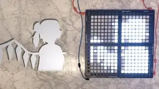 Most complex Launchpad light show ever? Play Bad Apple!! PV on 4 Launchpads