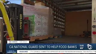 Local food banks react to news of CA National Guard being deployed to help