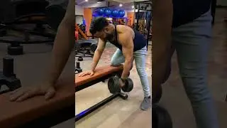 1 Arm Dumbbell Row for Back Thickness & Width