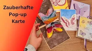 Schmetterlingsgirlande in der Karte (mit dem Produktpaket Schmetterlingsgr&uuml;sse)