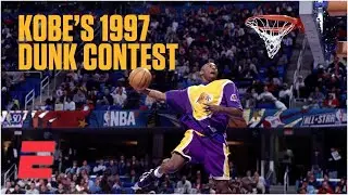 Kobe Bryant&rsquo;s 1997 Slam Dunk Contest 💥🏀 | NBA Highlights