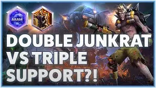 Junkrat Riptire - ДВОЙНОЙ JUNKRAT VS ТРОЙНАЯ ПОДДЕРЖКА?! - ARAM