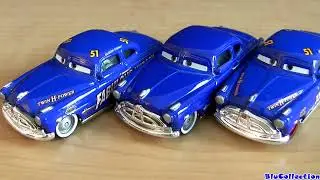 Disney Cars Doc Hudson, Fabulous Hudson Hornet Red wheels & White Wheels diecast Disney Mattel toys