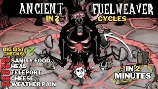 NEW WINONA IS A MASTERPIECE!! Fuelweaver in 2 cycles (Cheap Strategy) - Don't Starve Together | BETA