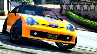 MINI COOPER + POLICE CHASE - GTA 5 Funny Moments Mods Cheats Challenge Evade