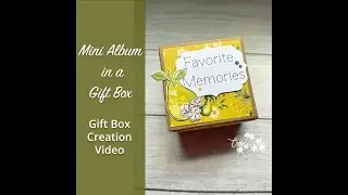 Mini Album in a Gift Box - Gift Box Creation Process Video