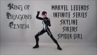 Marvel legends Inifinite Series Skyline Sirens Spider-Girl Review