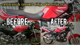 rubah ninja r jadi ninja ss | restorasi ninja 150 dalam 13 menit