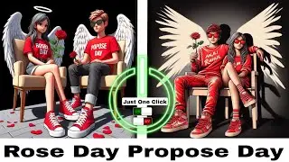 how to create a rose day propose day AI image bing Microsoft | @akeditor0777