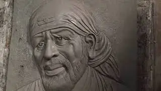 Sai baba making video by Krishna Naik Sculptor