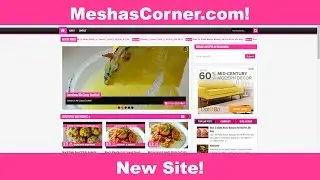 Mesha's Corner Blog Redesign - MeshasCorner.com is live!