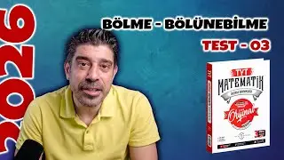 Bölme Bölünebilme TEST 03 | ORİJİNAL TYT SORU BANKASI | #yks2026